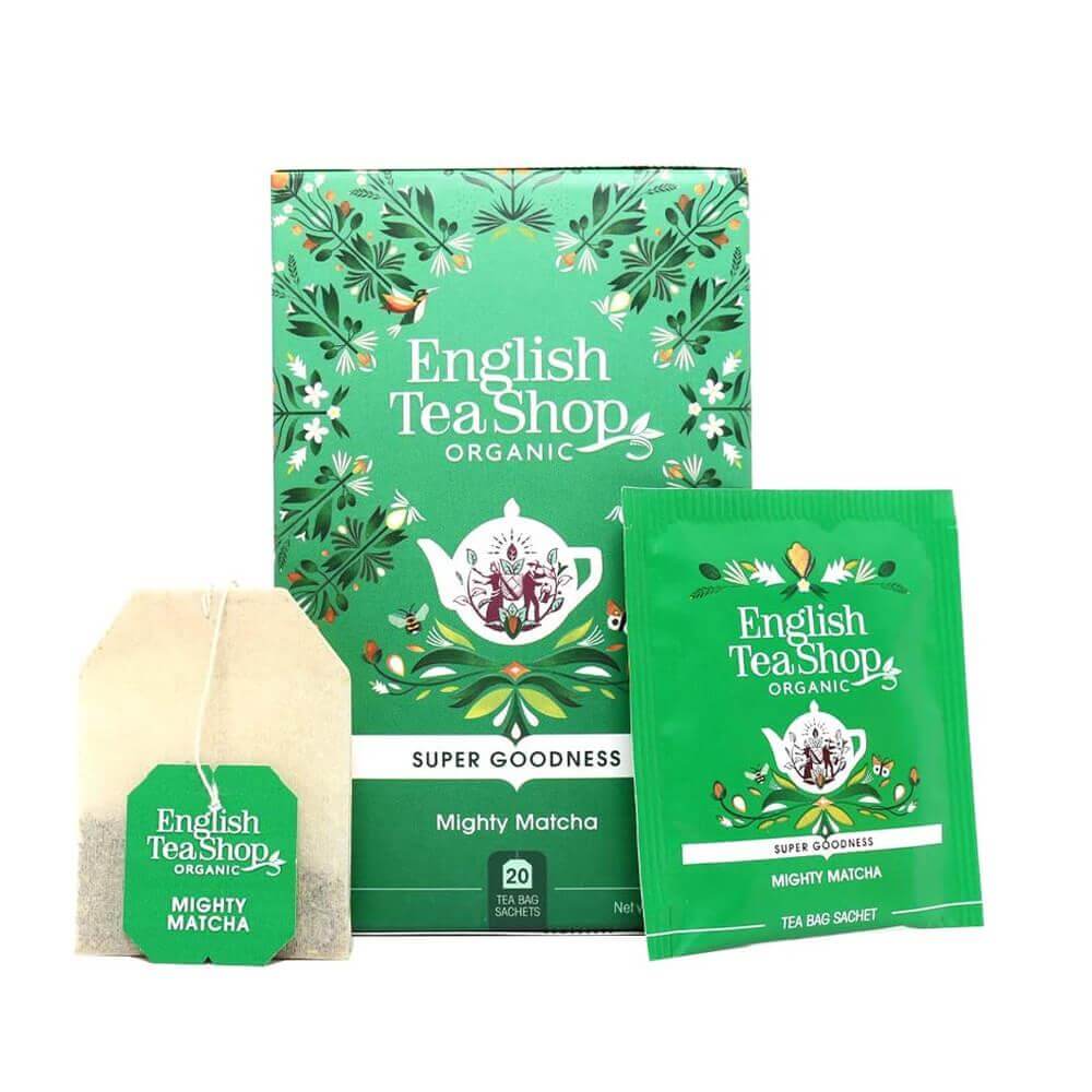 English Tea Organic Mighty Matcha Tea- 20 Sachets